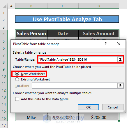 excel pivot table group by year