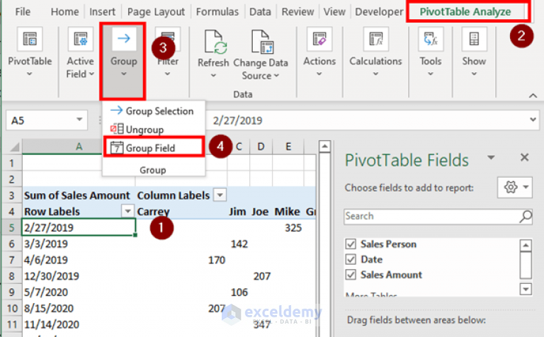 How to Group by Year in Excel Pivot Table (3 Easy Methods) - ExcelDemy