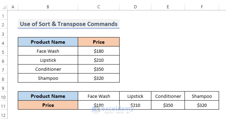 how-to-reverse-order-of-columns-horizontally-in-excel-exceldemy