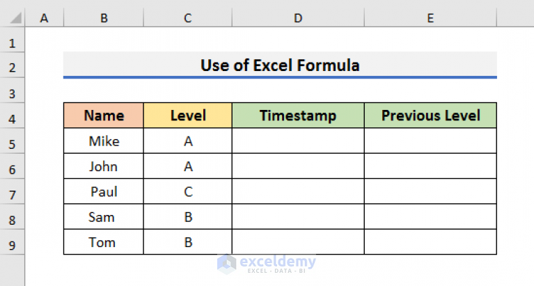 how-to-insert-excel-timestamp-when-cell-changes-without-vba-3-ways