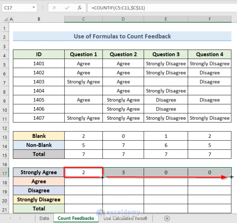 How To Analyze Satisfaction Survey Data In Excel (With Easy Steps)