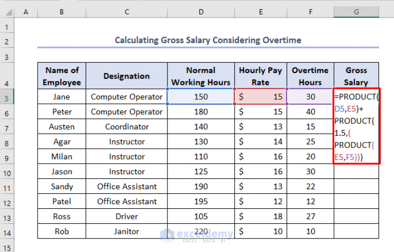 how-to-calculate-gross-salary-in-excel-3-useful-methods-exceldemy