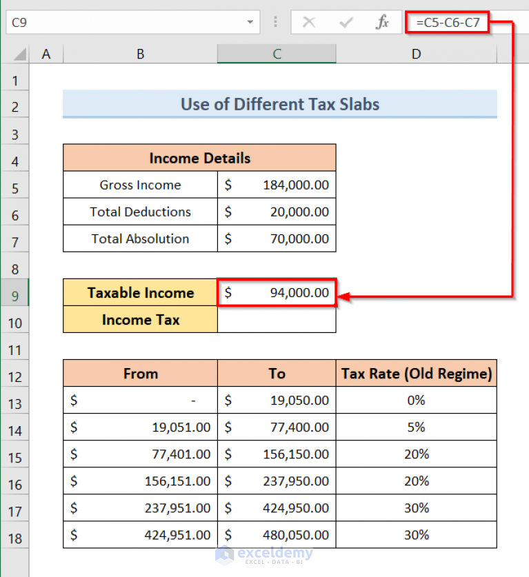 How To Calculate Income Tax On Salary With Old Regime