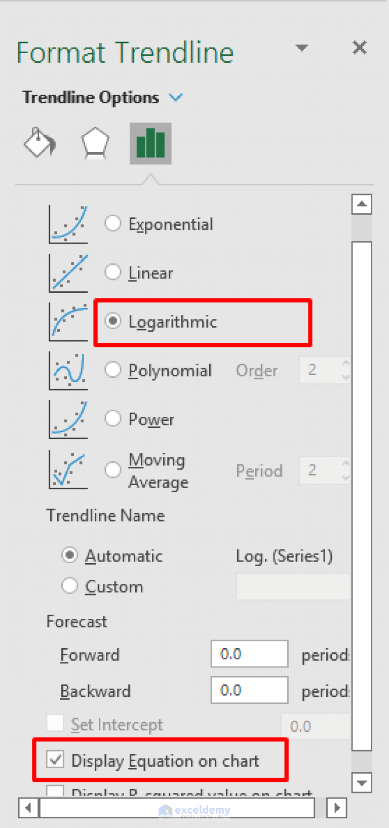 How to Calculate Logarithmic Growth in Excel (2 Easy Methods)