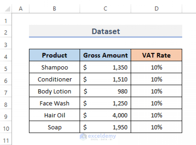 how-to-calculate-vat-from-gross-amount-in-excel-2-examples