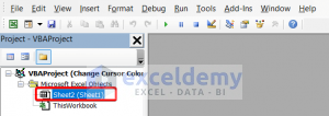 How To Change Cursor Color In Excel (2 Quick Methods) - ExcelDemy