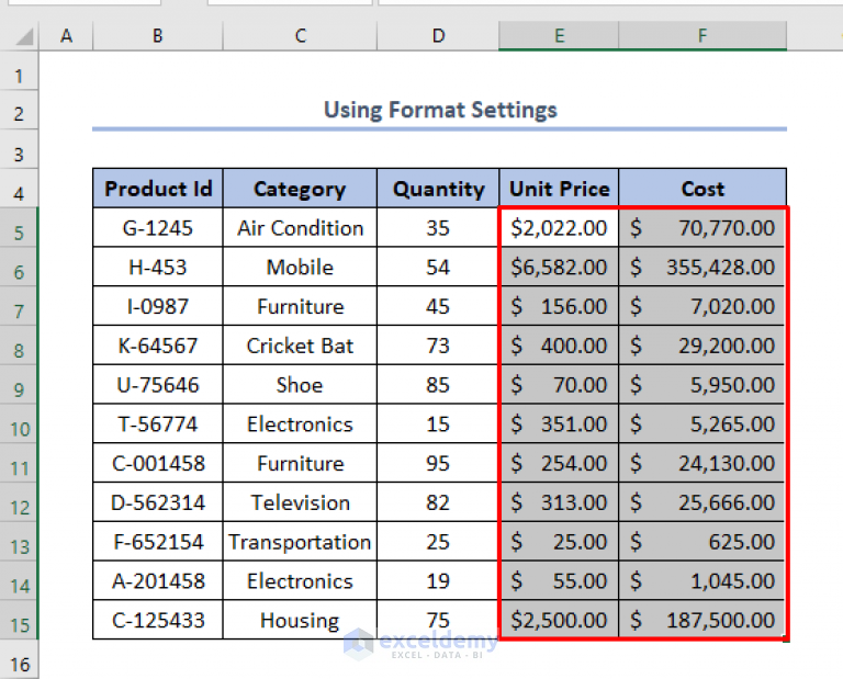 how-to-organize-data-for-analysis-in-excel-5-useful-methods