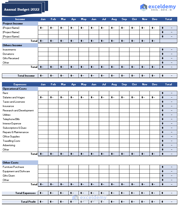 how-to-prepare-annual-budget-for-a-company-in-excel