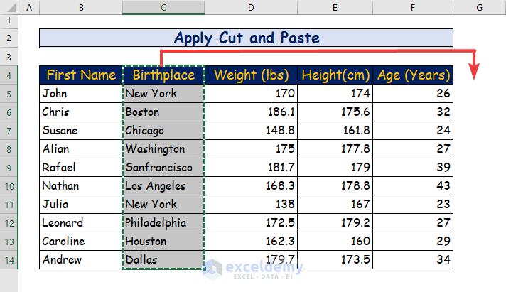 how-to-rearrange-columns-in-excel-4-ways-exceldemy