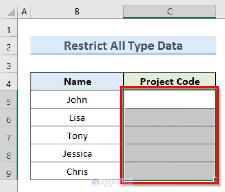 how-to-restrict-data-entry-in-excel-cell-2-simple-methods-exceldemy