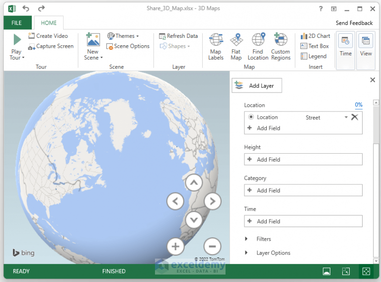 how-to-create-3d-map-in-excel-pivot-chart-sumproduct-formula-youtube