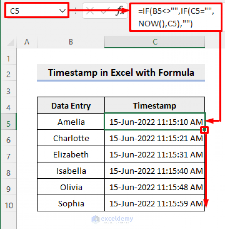 how-to-insert-timestamp-in-excel-when-cell-changes-2-effective-ways