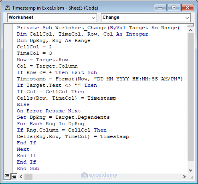 how-to-insert-timestamp-in-excel-when-cell-changes-2-effective-ways