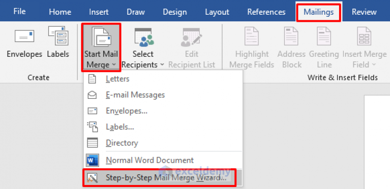 How To Mail Merge Labels From Excel To Word With Easy Steps 2046