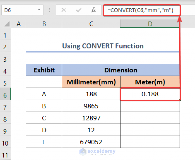 millimeter-mm-to-square-meter-formula-in-excel-2-easy-methods