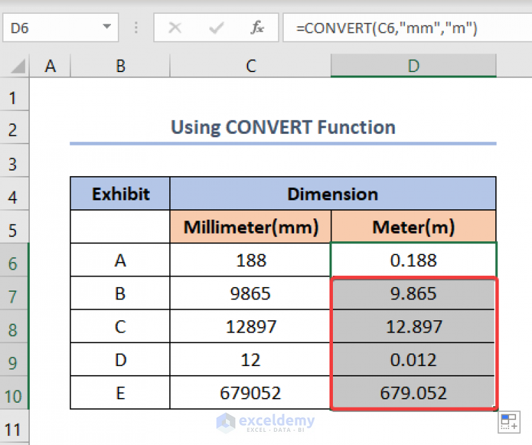 millimeter-mm-to-square-meter-formula-in-excel-2-easy-methods