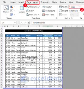 How to Save Excel as PDF Fit to Page (5 Easy Ways) - ExcelDemy