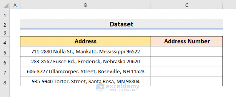 how-to-separate-address-number-from-street-name-in-excel-6-ways