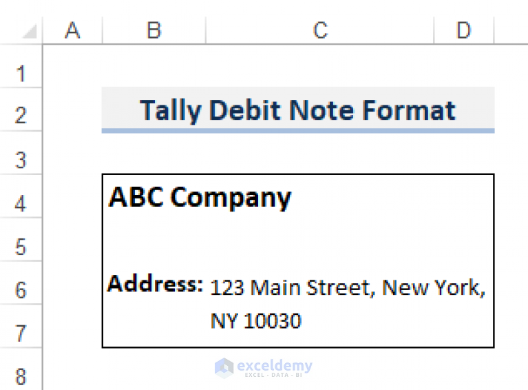 how-to-create-tally-debit-note-format-in-excel-with-easy-steps