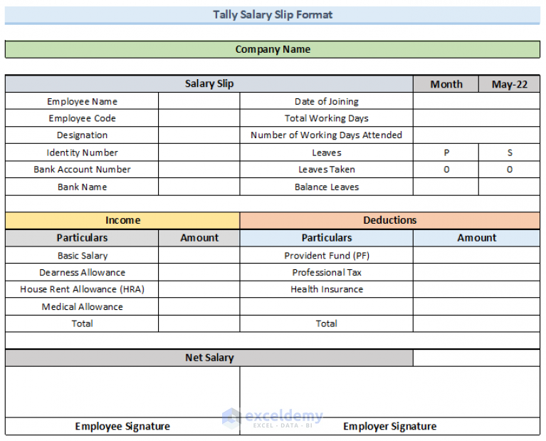 how-to-create-tally-salary-slip-format-in-excel-with-easy-steps