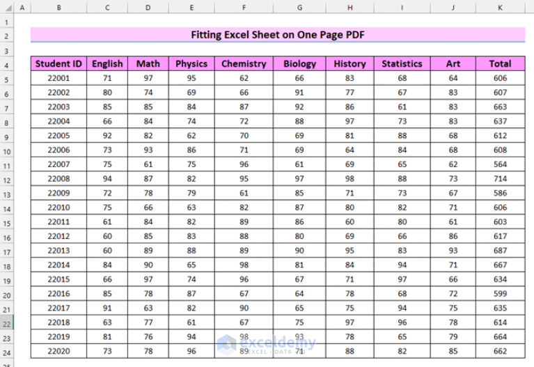 how-to-fit-excel-sheet-on-one-page-pdf-8-simple-ways