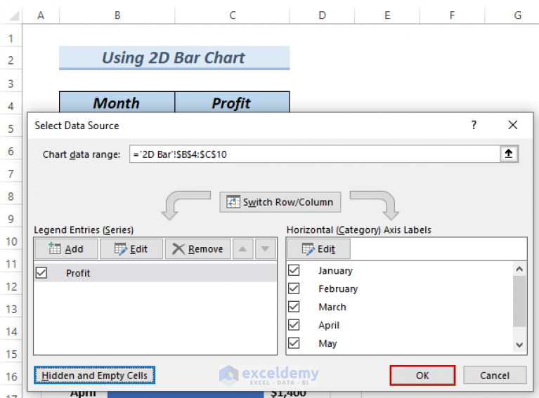 how-to-ignore-blank-cells-in-excel-bar-chart-4-easy-methods