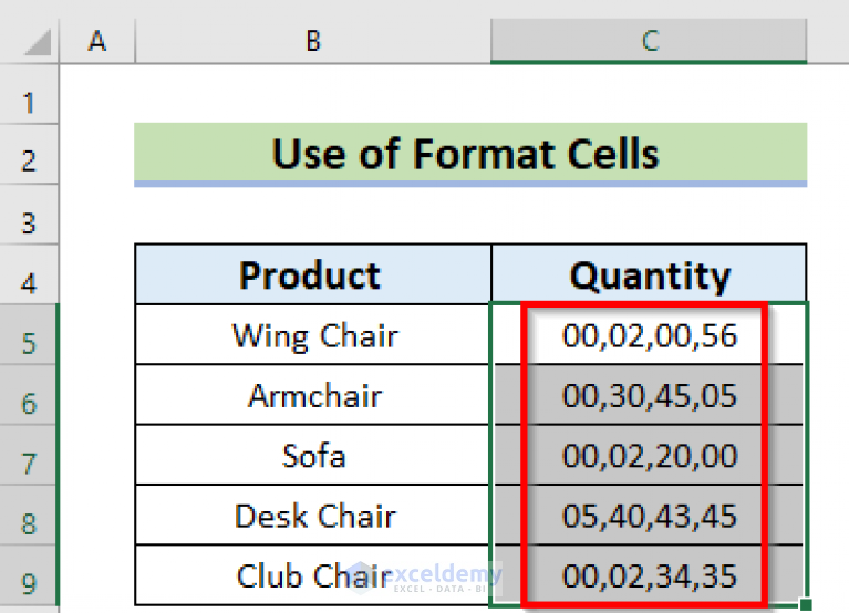 How To Put Comma After 2 Digits In Excel 9 Quick Methods 4660