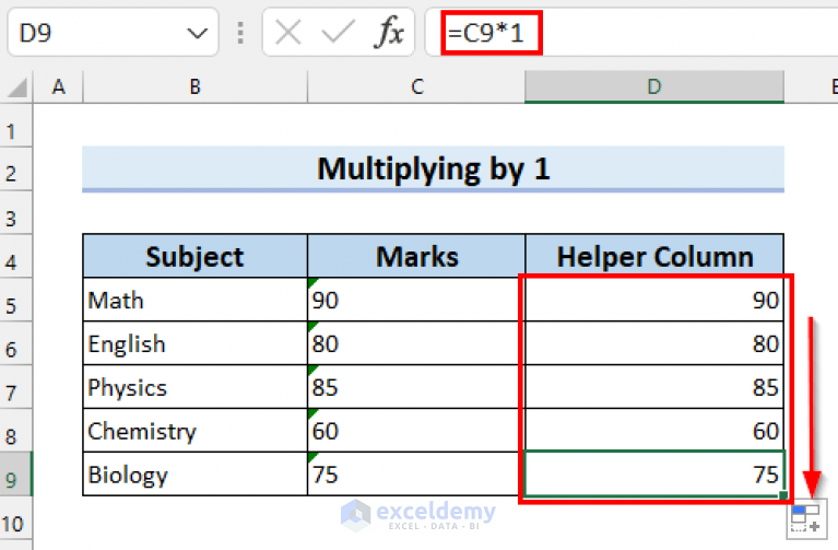 excel-convert-to-number-entire-column-9-simple-methods