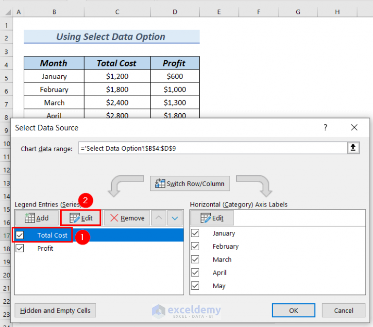 How to Change Legend Title in Excel (2 Easy Methods)