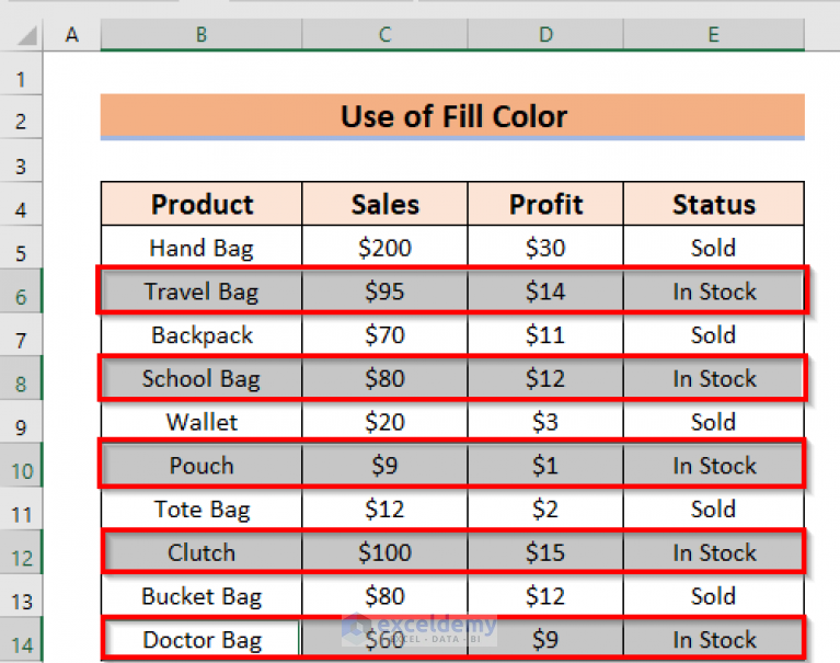 how-to-alternate-row-colors-in-excel-without-table-5-methods