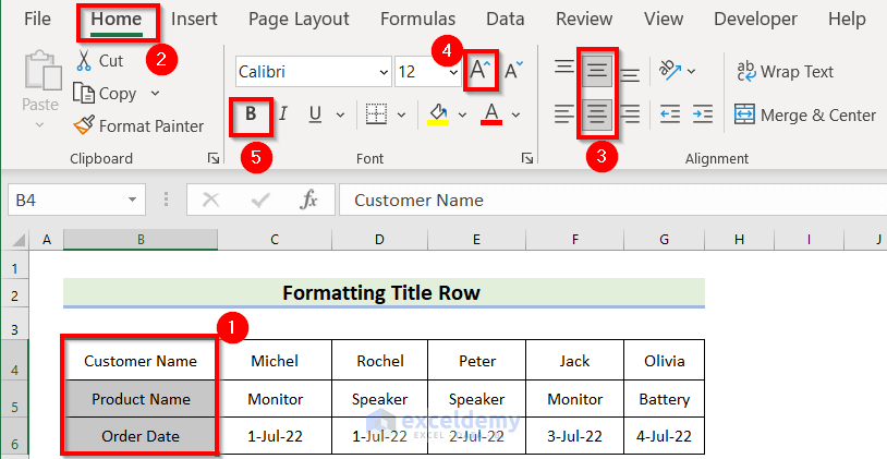 how-to-make-a-title-row-in-excel-5-easy-methods-exceldemy