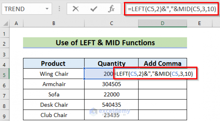 How To Put Comma After 2 Digits In Excel 9 Quick Methods 2601