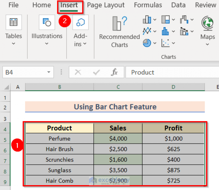 how-to-make-a-bar-graph-in-excel-with-2-variables-3-easy-ways