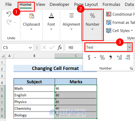 How To Convert Entire Column To Number In Excel 9 Methods 