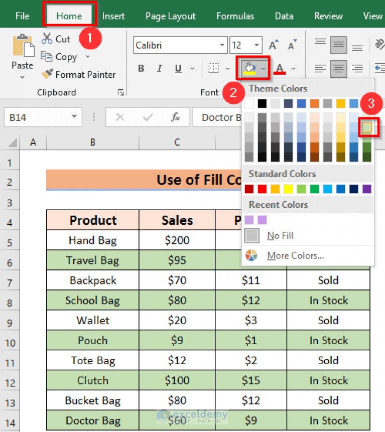 How To Alternate Line Colors In Excel