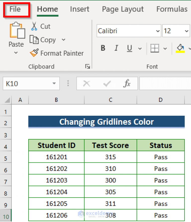 [Fixed!] Missing Gridlines In Excel When Printing (5 Solutions)