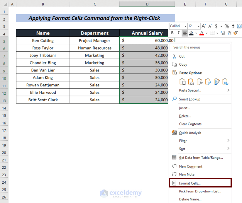 How To Change Accounting Format In Excel 4 Simple Ways 