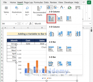 How to Make a Bar Graph in Excel with 3 Variables (3 Easy Ways)