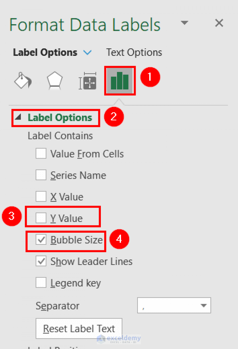 excel change bubble size based on value Bubble chart in excel (examples)