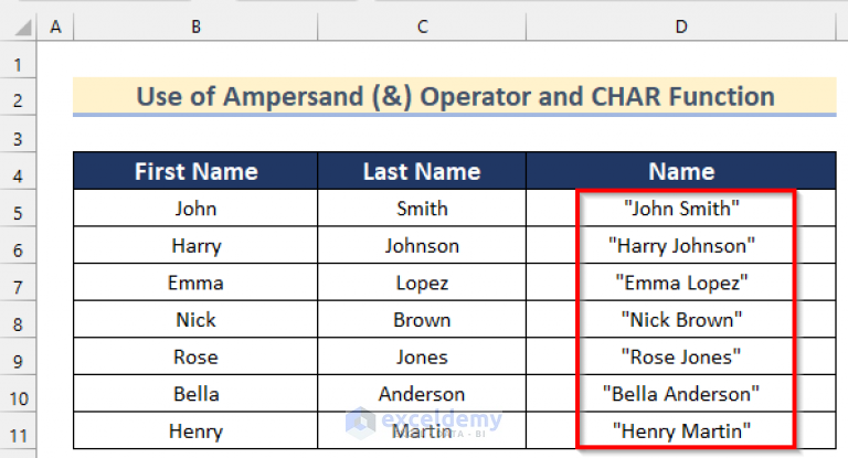 how-to-add-double-quotes-in-excel-concatenate-5-easy-ways