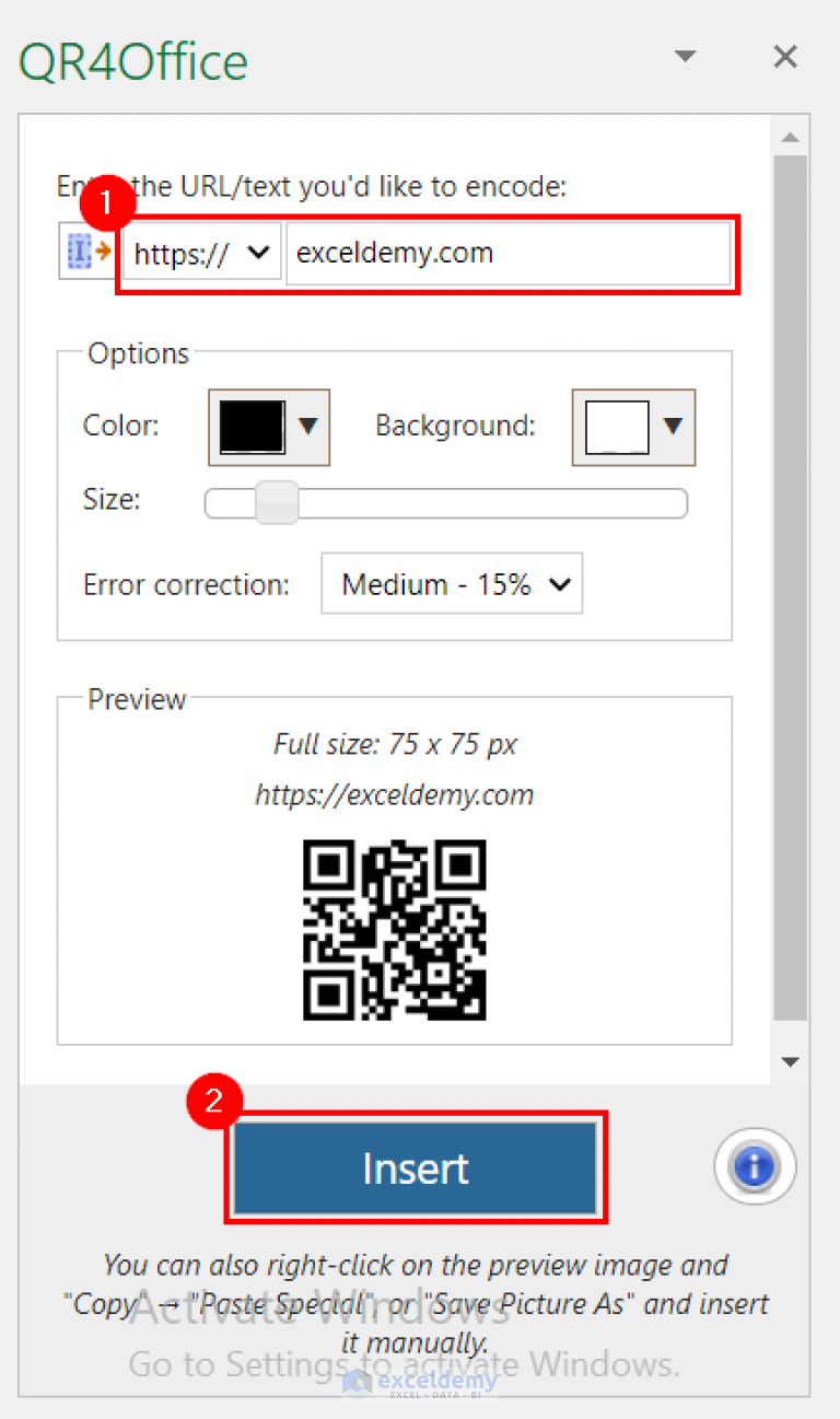 how-to-create-qr-code-in-excel-2-suitable-methods-exceldemy