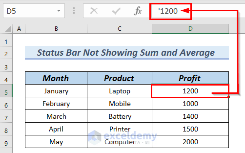 Fixed Excel Status Bar Not Showing Count With Quick Solution 7513