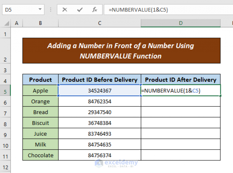 how-to-add-a-number-in-front-of-a-number-in-excel-7-easy-ways