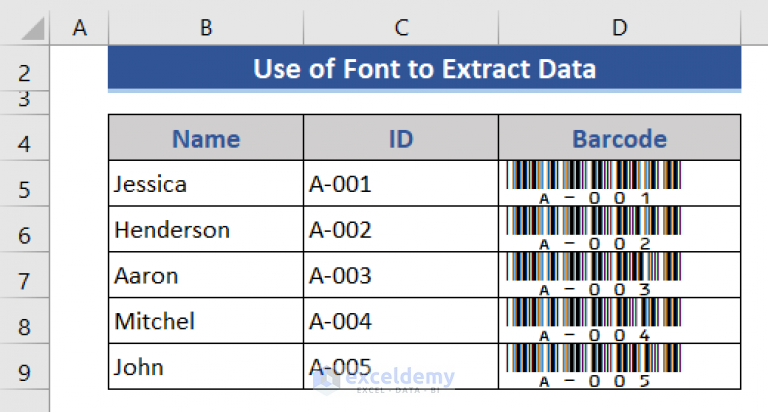 How to Use Barcode Scanner in Excel (2 Suitable Ways) ExcelDemy