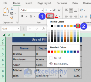 How To Change Background In Excel Sheet (4 Suitable Ways)