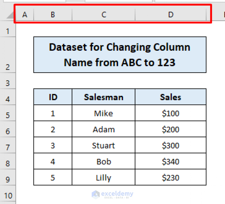 how-to-change-column-name-from-abc-to-1-2-3-in-excel