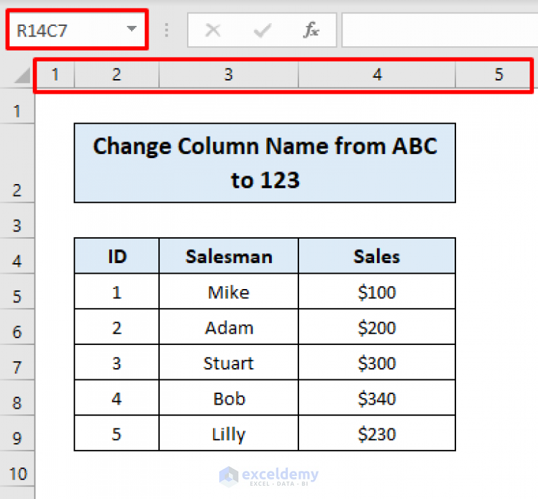 how-to-change-column-name-from-abc-to-1-2-3-in-excel