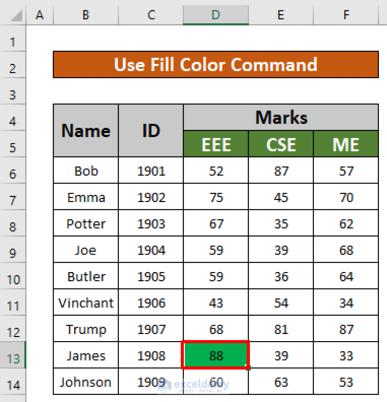 How Do I Change The Default Background Color In Excel