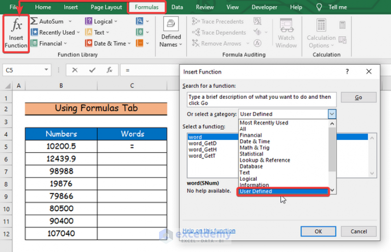 How to Convert Number to Words in Excel in Rupees - ExcelDemy