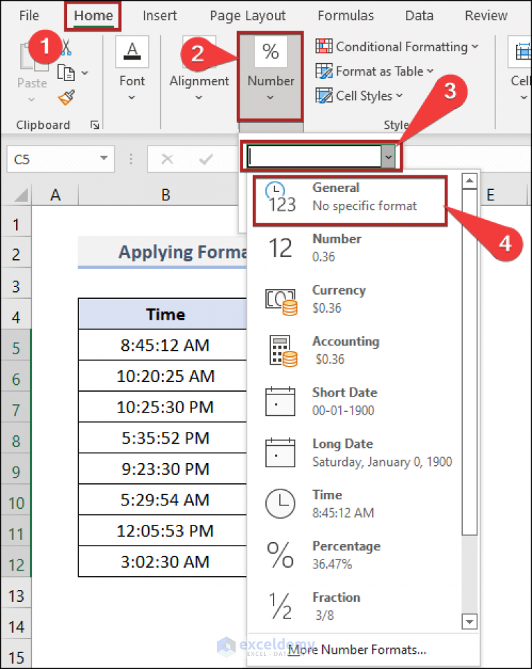 how-to-convert-time-to-number-in-excel-5-easy-methods